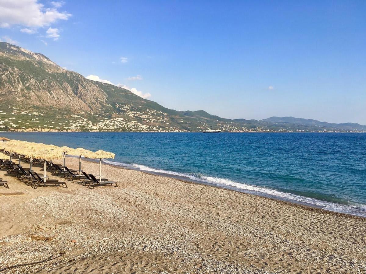 Serene Seaside Bliss - Lush & Secluded Garden Oasis Каламата Екстериор снимка